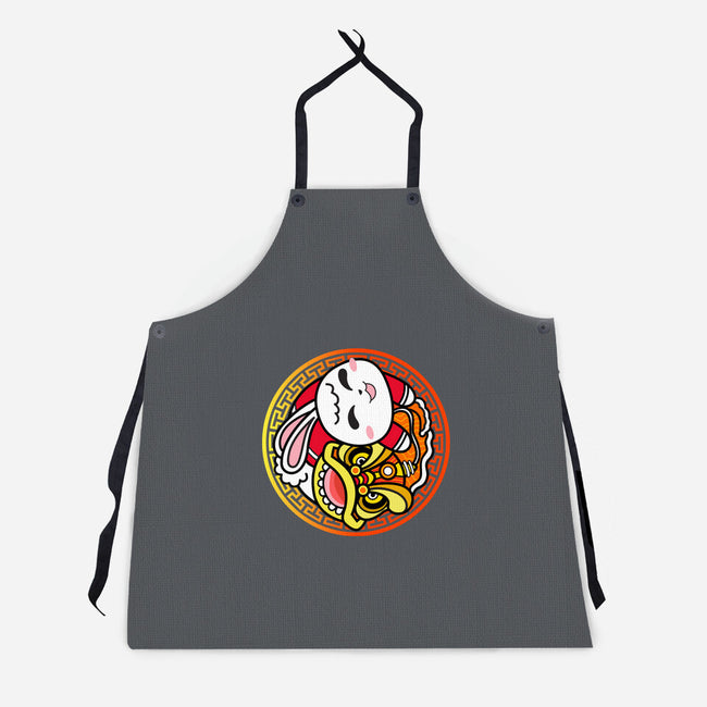 Yin Yang Rabbit-unisex kitchen apron-bloomgrace28