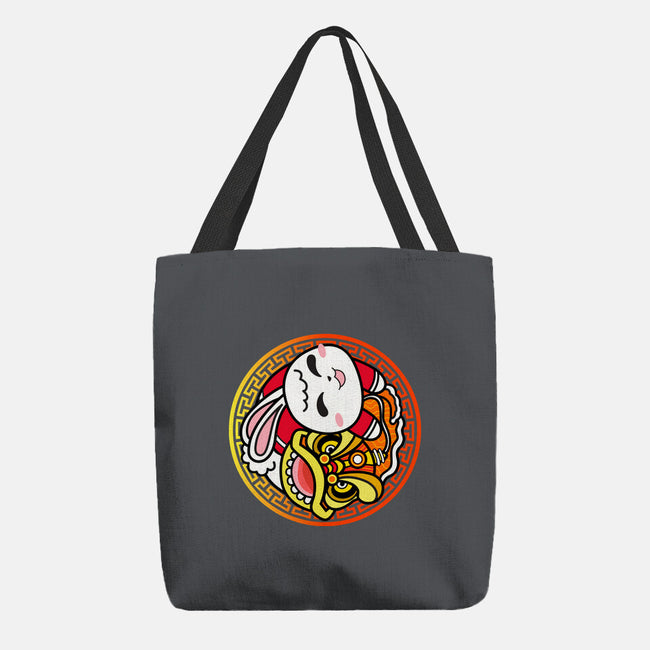 Yin Yang Rabbit-none basic tote bag-bloomgrace28