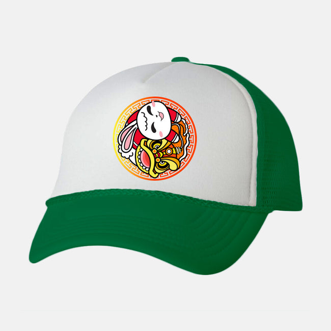 Yin Yang Rabbit-unisex trucker hat-bloomgrace28