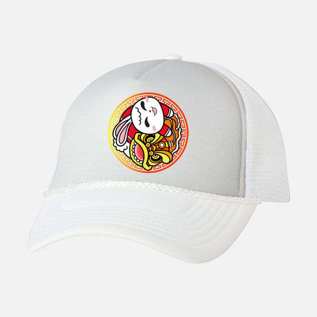Yin Yang Rabbit-unisex trucker hat-bloomgrace28