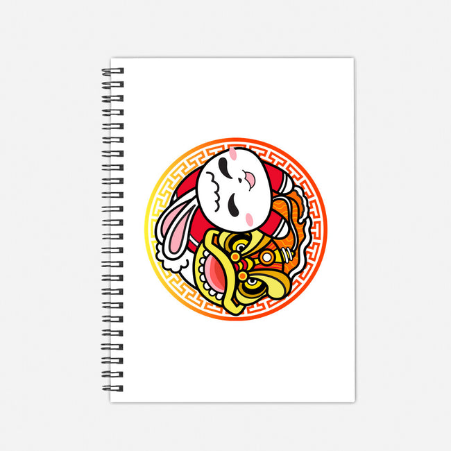 Yin Yang Rabbit-none dot grid notebook-bloomgrace28