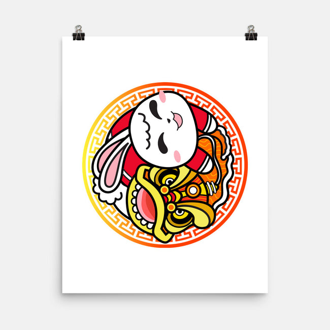Yin Yang Rabbit-none matte poster-bloomgrace28