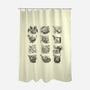 Dice Role Ink-none polyester shower curtain-Vallina84