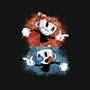 Brothers In Arms-none removable cover w insert throw pillow-nickzzarto