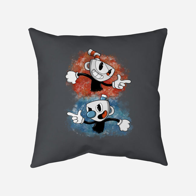 Brothers In Arms-none removable cover throw pillow-nickzzarto