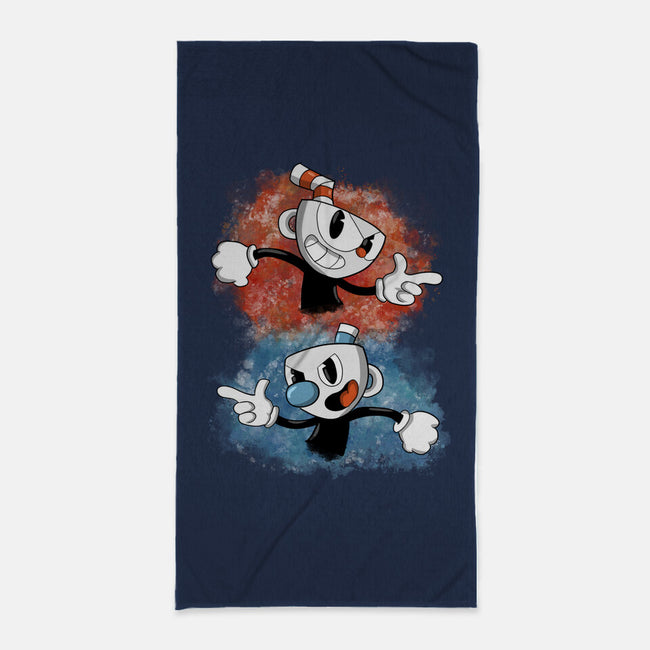 Brothers In Arms-none beach towel-nickzzarto