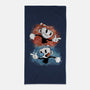 Brothers In Arms-none beach towel-nickzzarto