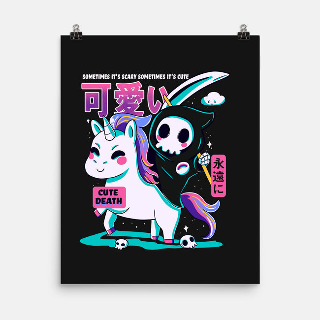 Cute Death-none matte poster-Conjura Geek