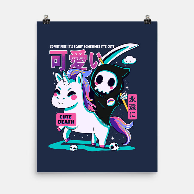 Cute Death-none matte poster-Conjura Geek