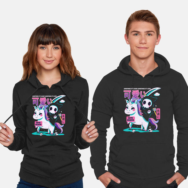 Cute Death-unisex pullover sweatshirt-Conjura Geek