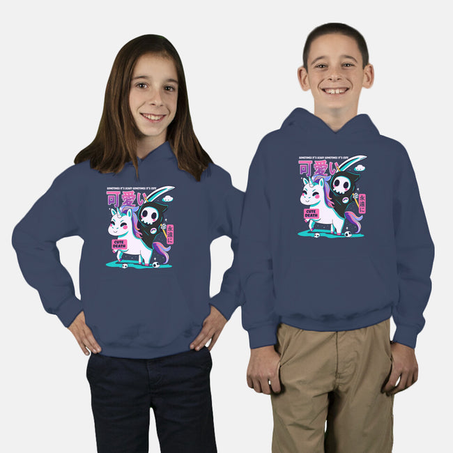 Cute Death-youth pullover sweatshirt-Conjura Geek