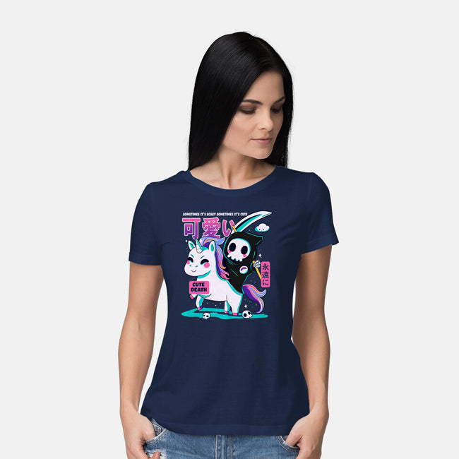 Cute Death-womens basic tee-Conjura Geek