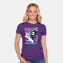 Cute Death-womens fitted tee-Conjura Geek