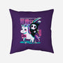 Cute Death-none removable cover w insert throw pillow-Conjura Geek