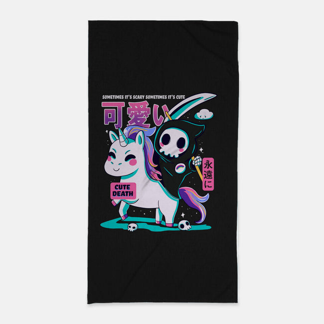 Cute Death-none beach towel-Conjura Geek