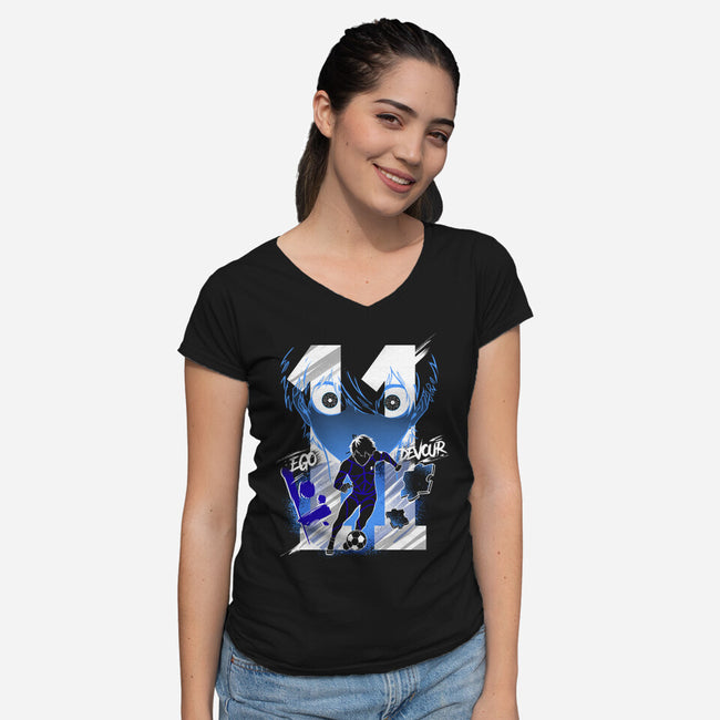 Egoistic Striker Isagi-womens v-neck tee-constantine2454