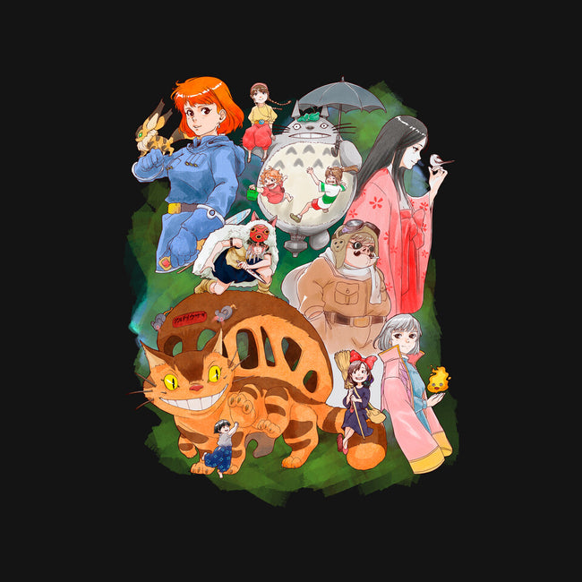 Compilation World-womens fitted tee-ArchiriUsagi