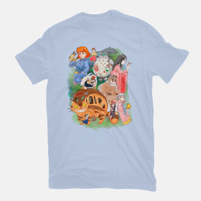 Compilation World-womens fitted tee-ArchiriUsagi