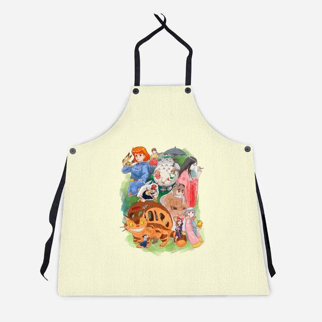 Compilation World-unisex kitchen apron-ArchiriUsagi