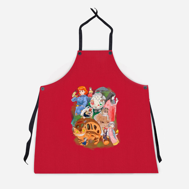 Compilation World-unisex kitchen apron-ArchiriUsagi