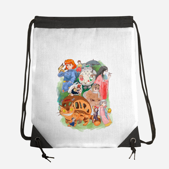 Compilation World-none drawstring bag-ArchiriUsagi