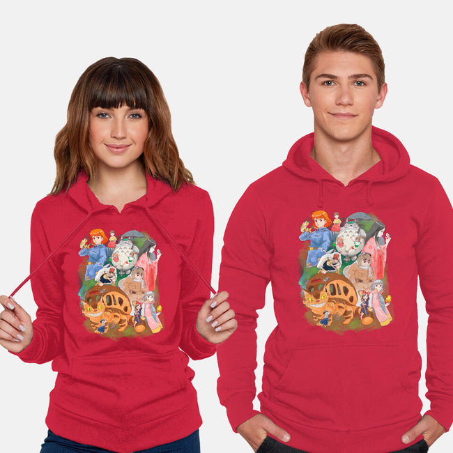 Compilation World-unisex pullover sweatshirt-ArchiriUsagi