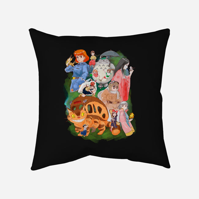 Compilation World-none removable cover w insert throw pillow-ArchiriUsagi