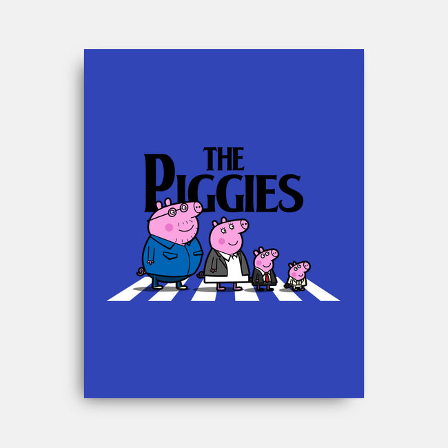 The Piggies-none stretched canvas-Boggs Nicolas