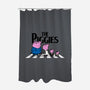 The Piggies-none polyester shower curtain-Boggs Nicolas