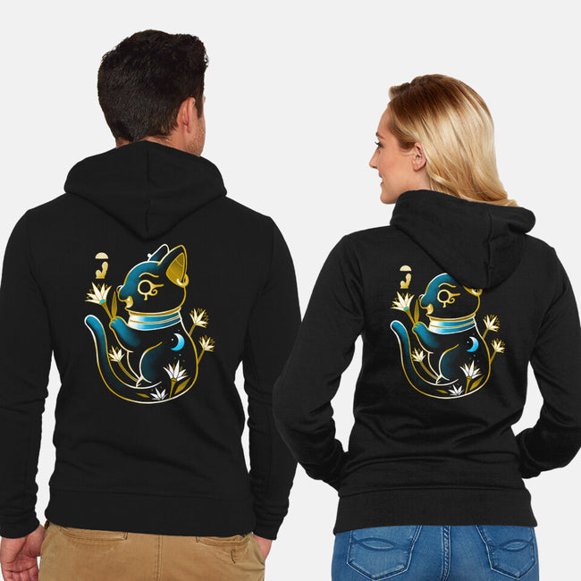 Goddess Of Protection-unisex zip-up sweatshirt-Vallina84