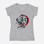 Demon Hunter-womens v-neck tee-ArchiriUsagi