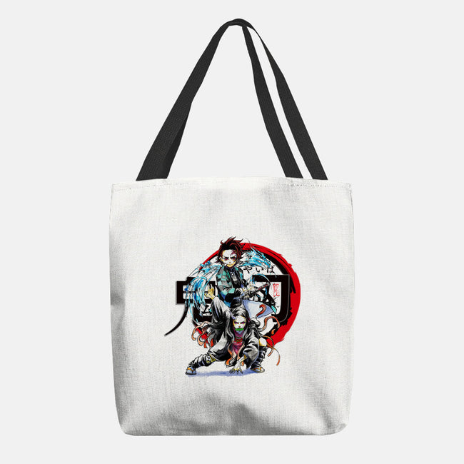 Demon Hunter-none basic tote bag-ArchiriUsagi