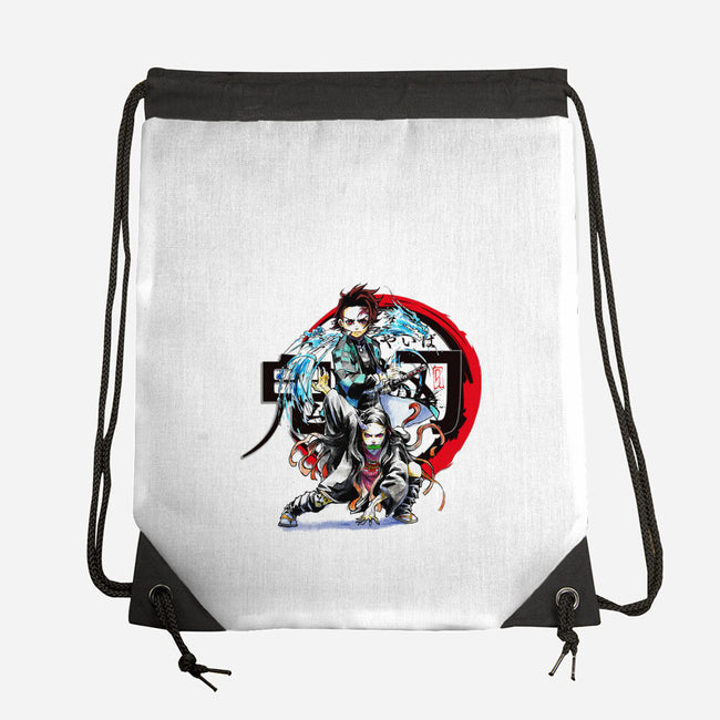 Demon Hunter-none drawstring bag-ArchiriUsagi