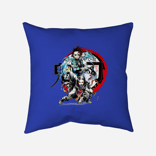 Demon Hunter-none removable cover w insert throw pillow-ArchiriUsagi