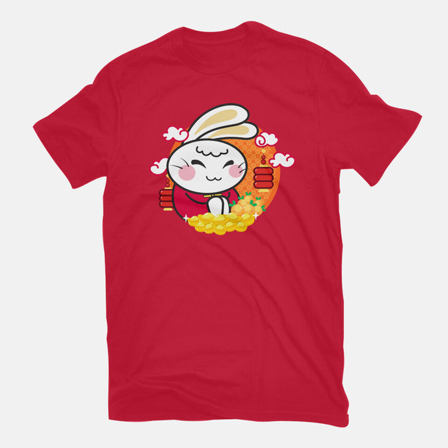 Lucky New Year Bunny-mens premium tee-bloomgrace28