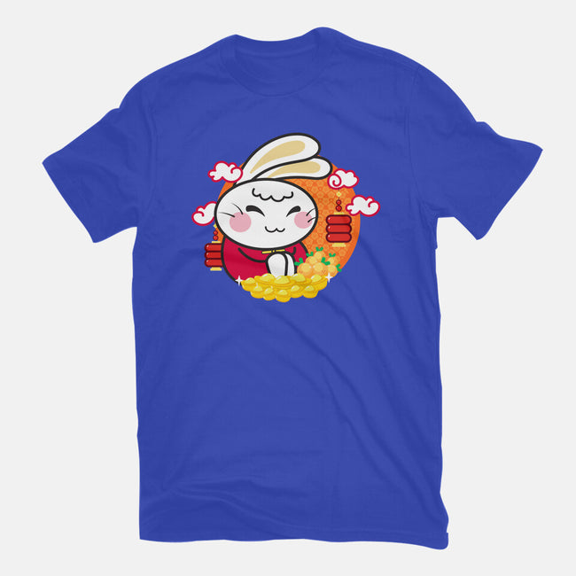 Lucky New Year Bunny-unisex basic tee-bloomgrace28