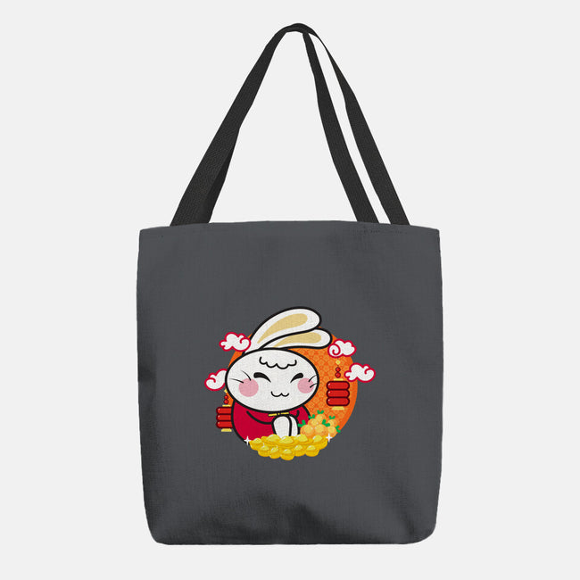 Lucky New Year Bunny-none basic tote bag-bloomgrace28