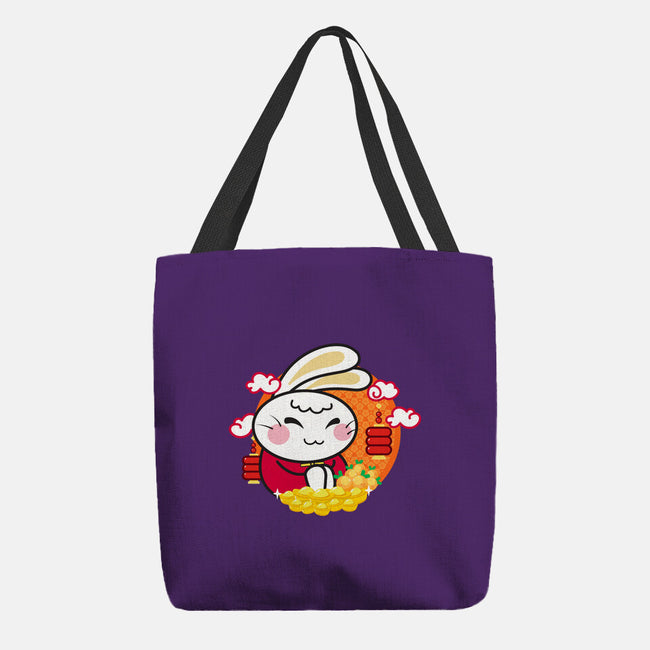 Lucky New Year Bunny-none basic tote bag-bloomgrace28