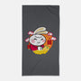 Lucky New Year Bunny-none beach towel-bloomgrace28