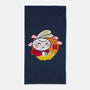 Lucky New Year Bunny-none beach towel-bloomgrace28