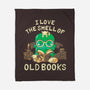 Old Books-none fleece blanket-naomori