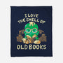 Old Books-none fleece blanket-naomori