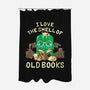 Old Books-none polyester shower curtain-naomori