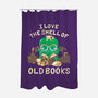 Old Books-none polyester shower curtain-naomori