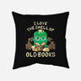 Old Books-none removable cover w insert throw pillow-naomori