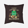 Old Books-none removable cover w insert throw pillow-naomori
