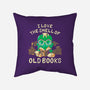 Old Books-none removable cover w insert throw pillow-naomori