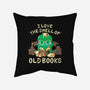 Old Books-none removable cover throw pillow-naomori