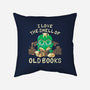 Old Books-none removable cover throw pillow-naomori