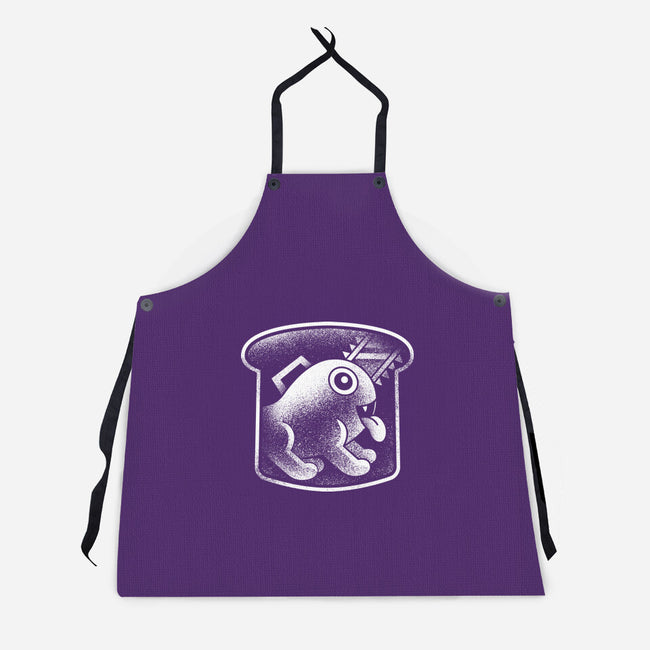 Demon Dog And Bread-unisex kitchen apron-Logozaste